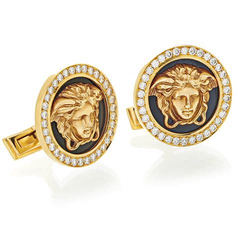 versace cufflinks ebay|versace cufflinks gold.